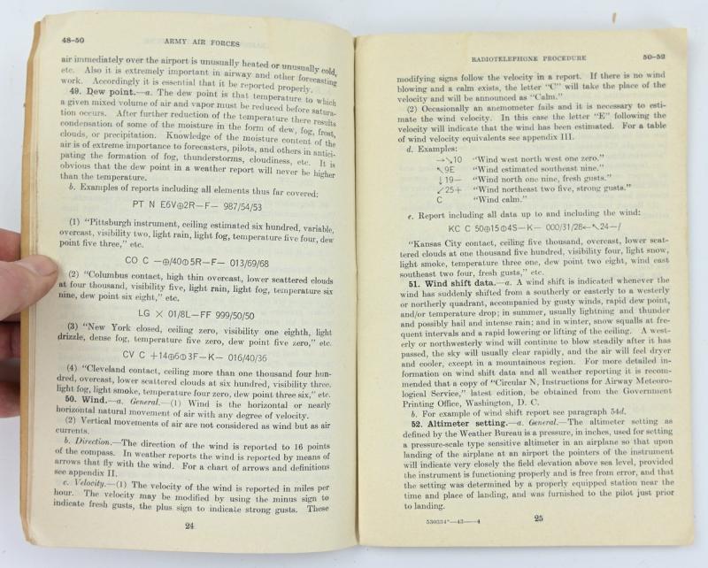 US WW2 Technical Manual TM 1-460 'Radiotelephone Procedure'