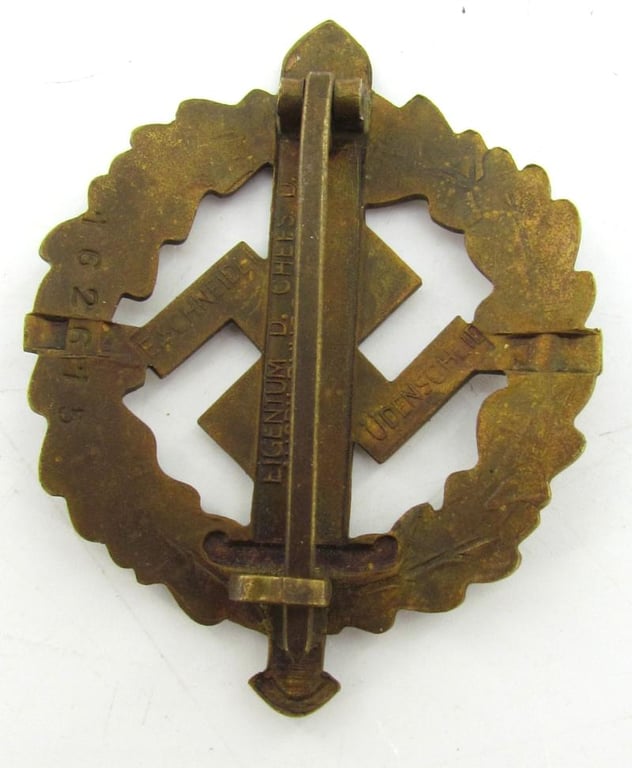 SA Sports badge in Bronze ( E. Schneider )