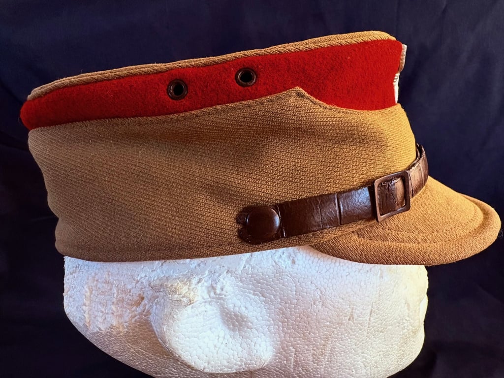 WW2 THIRD REICH GERMAN STORMTROOPER ENLISTED MANS KEPI FOR THE SA GROUP STAFF DATED 1935.