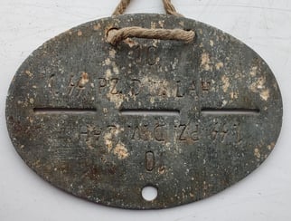 WWII Waffen-SS ID disc LAH
