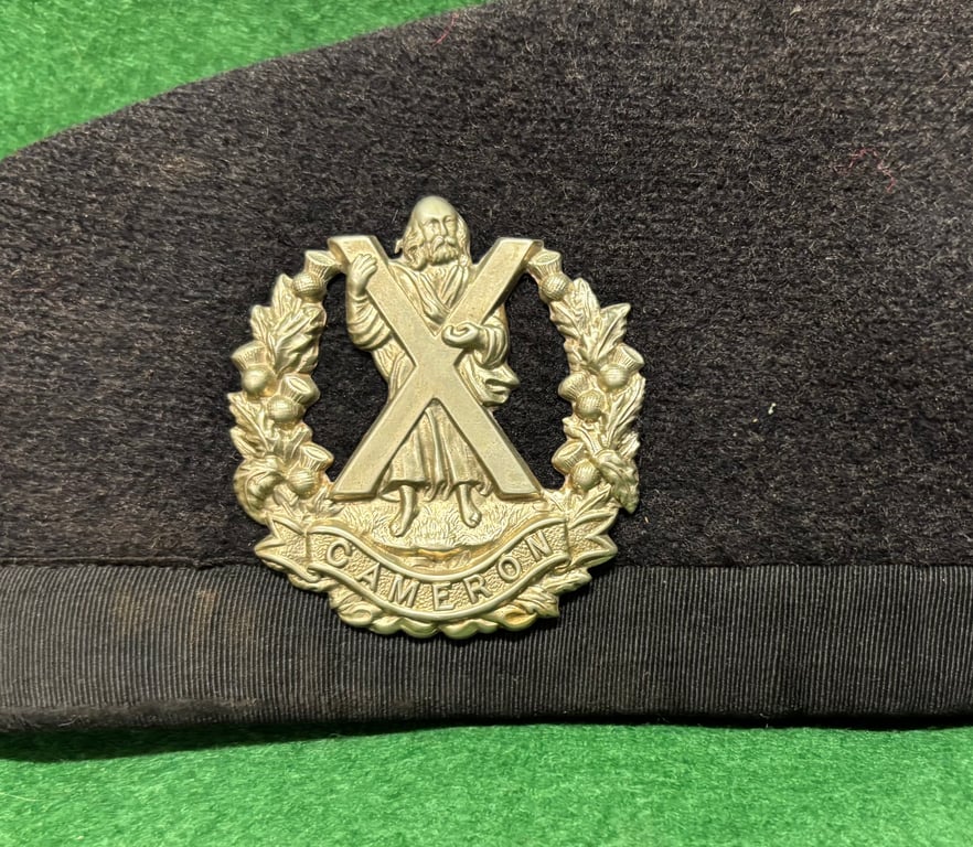 WW1 Cameron Highlanders Glengarry