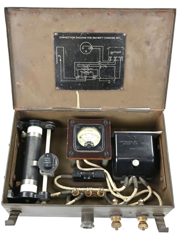British AM Switchboard Charging Set