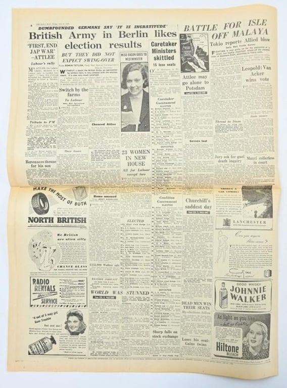 British WW2 Newspaper 'Daily Mail'