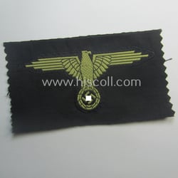 'SS' (ie. 'Waffen-SS') 'BeVo'-woven, EM- (ie. NCO-pattern) tropical-styled...