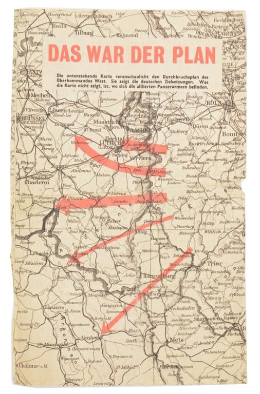 Allied WW2 Droppingsflyer 'Der Letzte Versuch'