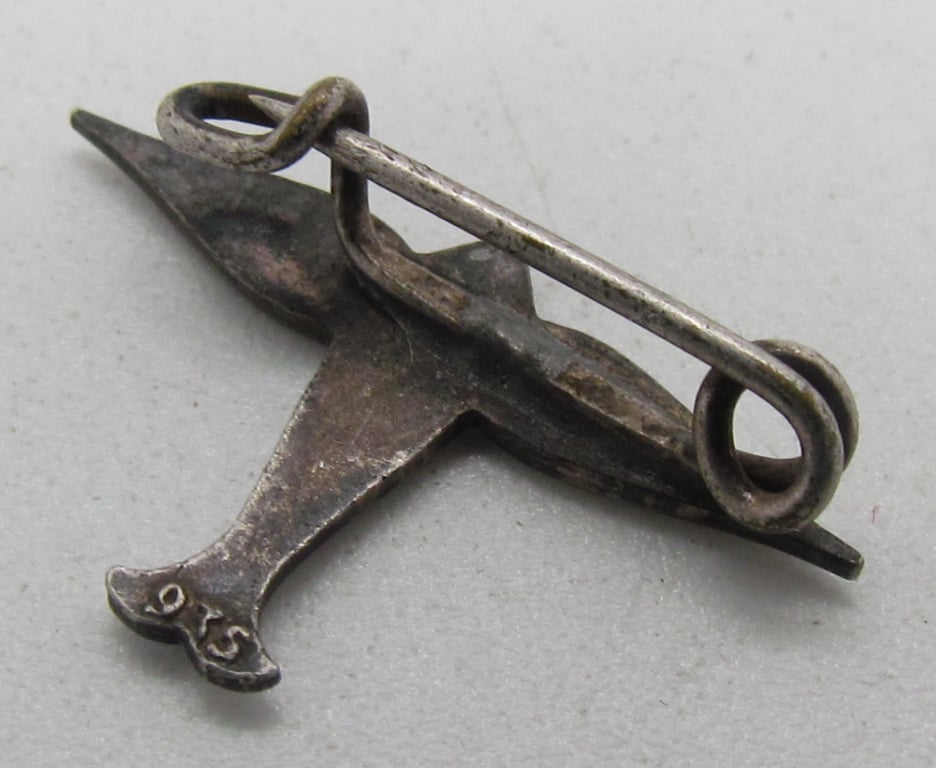 Dornier Flugzeugwerke enamel lapel pin (c. 1935–1945)