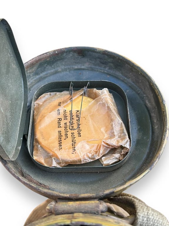 Olive Tropical Tan Gasmask Canister -named-