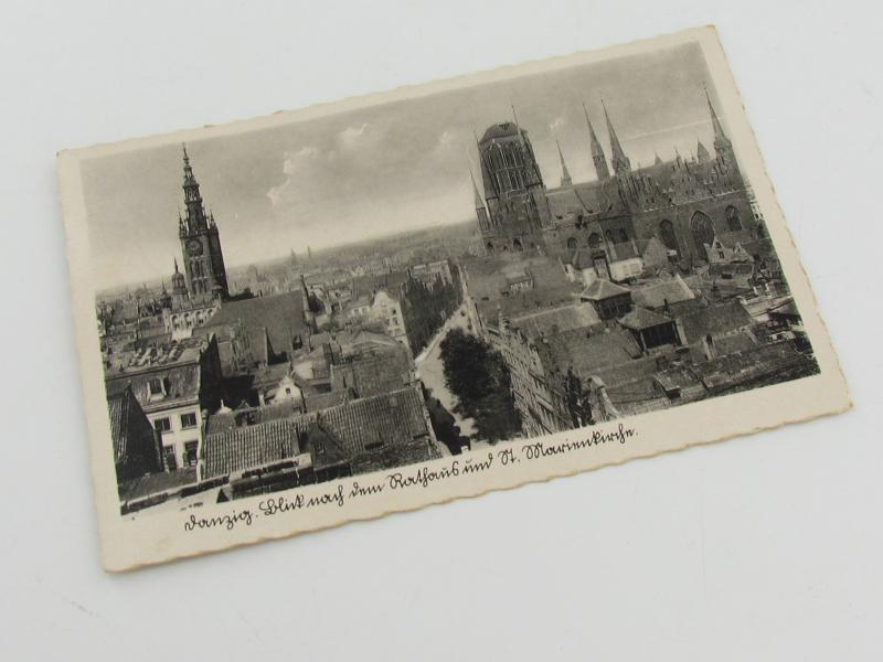 Third Reich era 'Danzig' Postcard