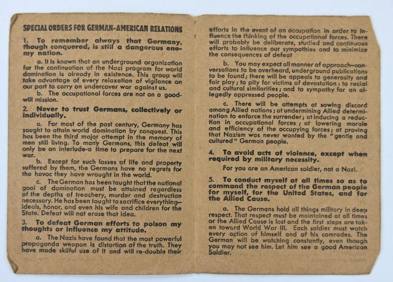 US WW2 12th Army Group Message 'Omar Bradley'