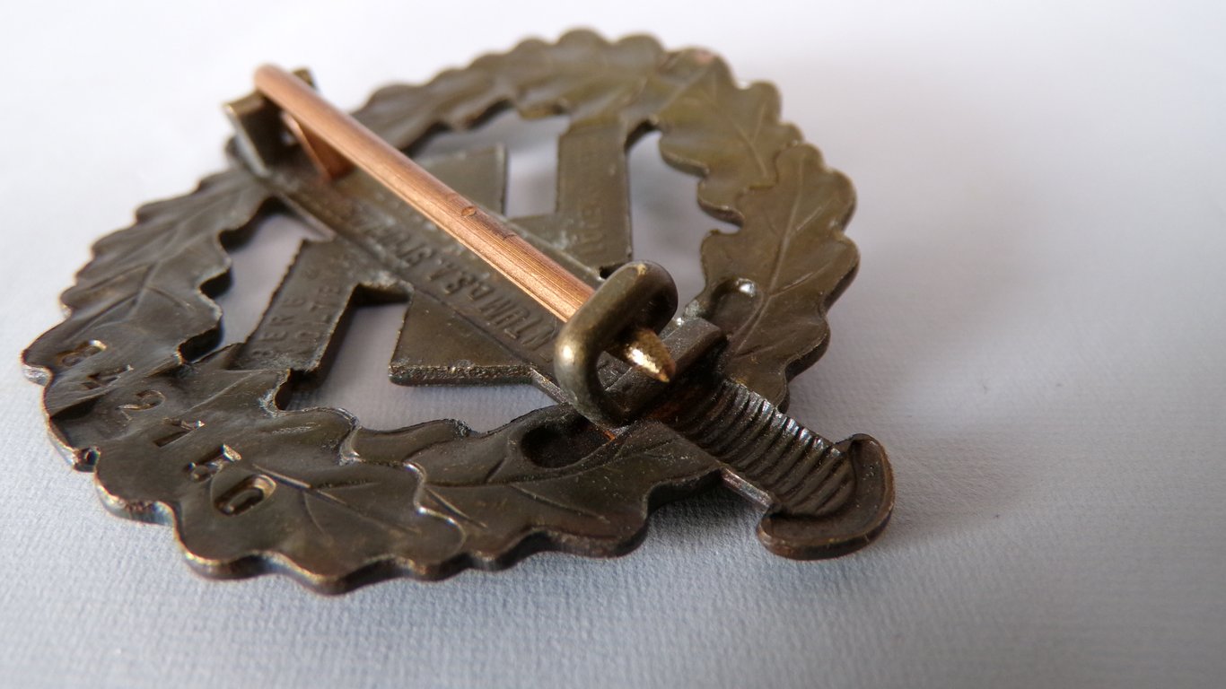 SA Sports Badge in Bronze 2nd Model 1935-1938