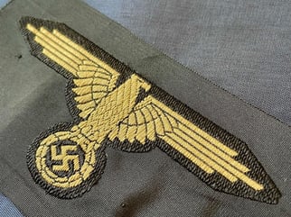 WWII GERMAN WAFFEN SS ARM EAGLE WITH SS...