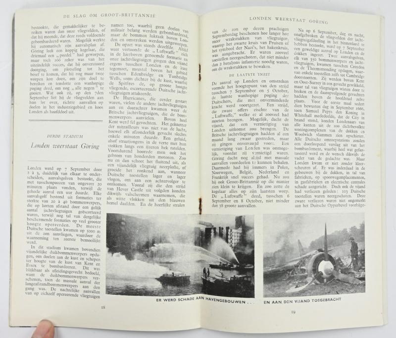 Allied WW2 (Dutch) Booklet 'Battle of Britain'