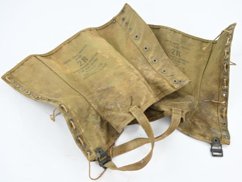 US WW2 Combat worn Leggings