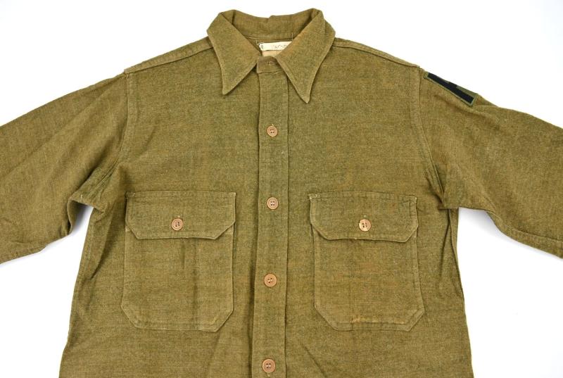 US WW2 Enlisted Men Wool Shirt