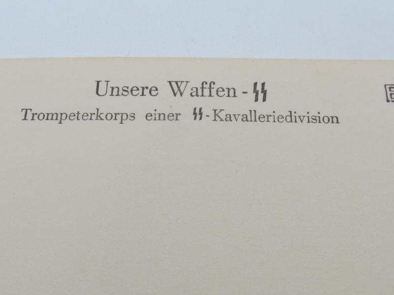 Postcard : Unsere Waffen-SS