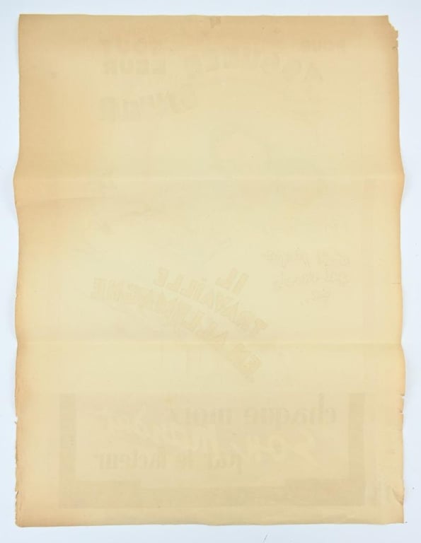German WW2 poster for French Citizen