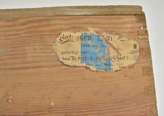 German WH Cartridge Ammo Box