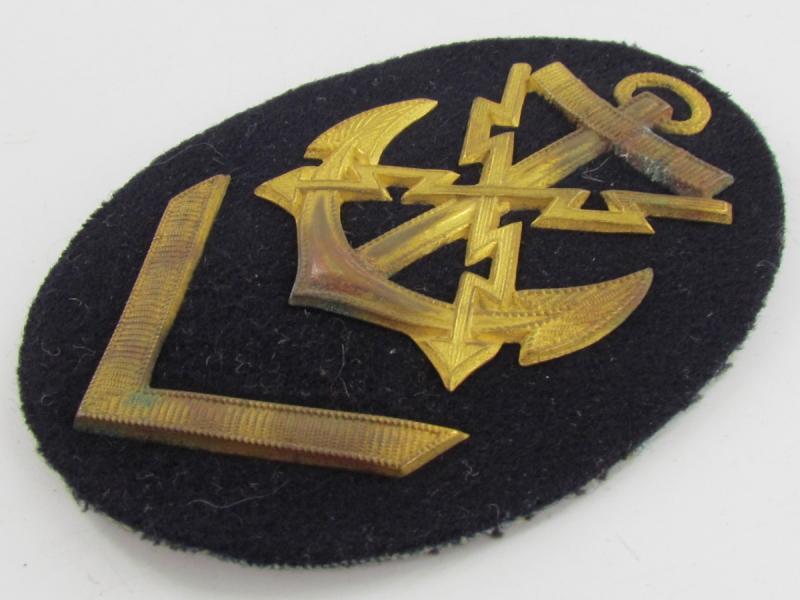 Kriegsmarine Senior Teletypist Nco's Career Sleeve Insignia