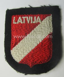 Waffen-SS 'volunteer'-arm-shield as was intended for usage by...