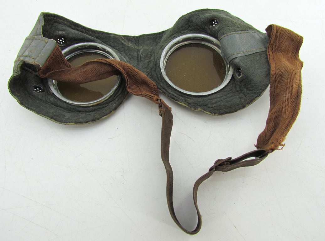 Wehrmacht leather ( Gebirgsjäger ) Protective Goggles