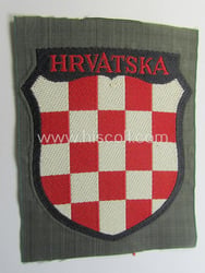 Attractive, multi-coloured- and/or 'BeVo'-woven armshield (ie. 'Ärmelschild') entitled:...