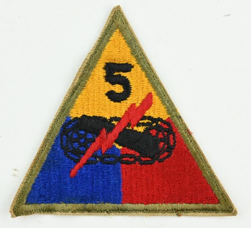 US WW2 5th Armored Division SSI