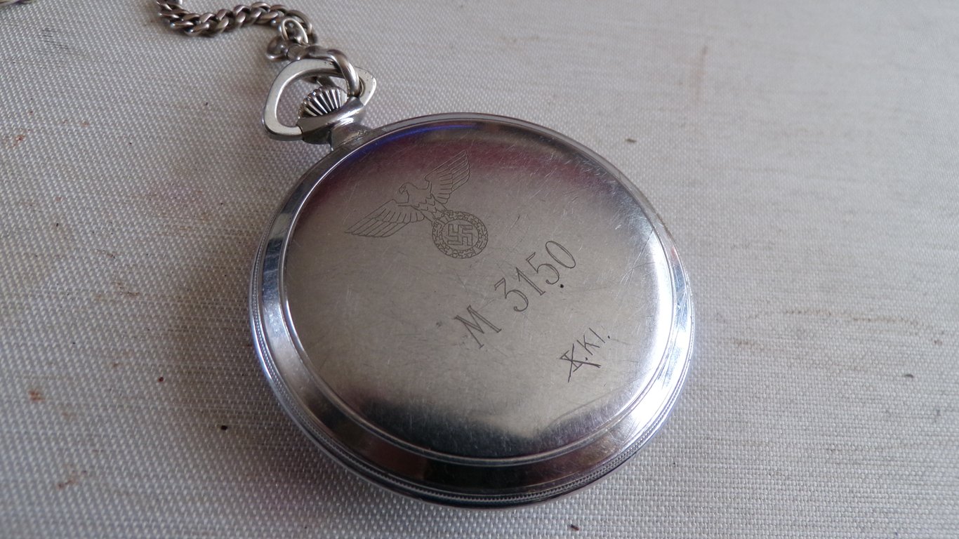 Kriegsmarine Alpina Pocket Watch - Declassified Kl. I