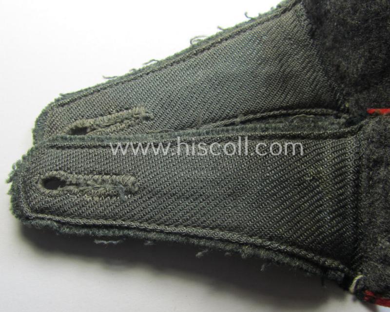 Attractive - and matching! - early- (ie. pre-) war-period WH (Heeres) 'M36'- (ie. 'M40'-) pattern 'cyphered' NCO-type shoulderstraps as intended for an: 'Uffz. u. Mitglied des Art.-Beo.-Abts. 16' that comes with a period photo