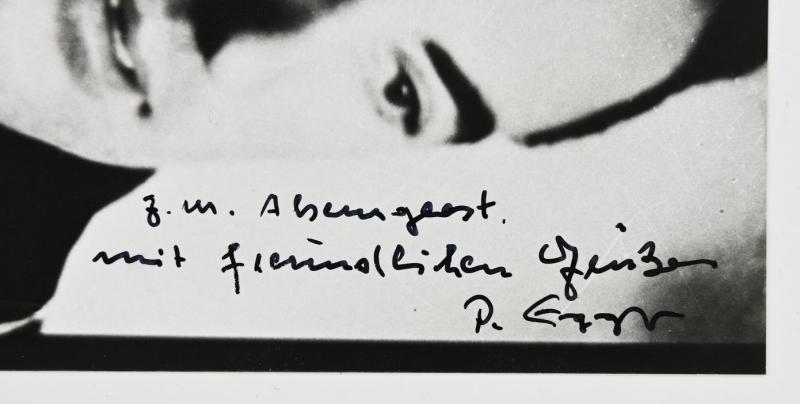 Signature of Waffen-SS KC Recipient 'Paul Egger'
