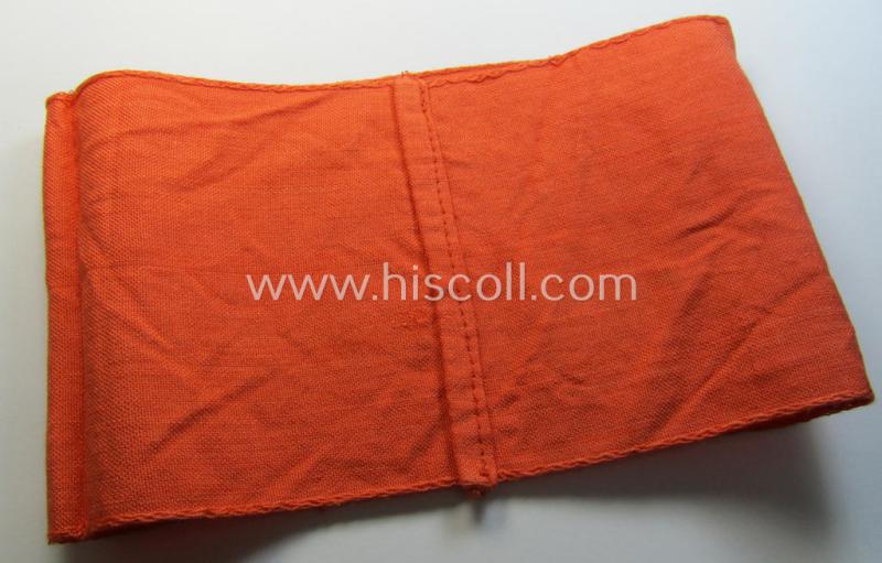 Attractive - and rarely seen! - example of a WH (Heeres) related armband (ie. 'Armbinde') entitled: 'Verkehrs-Aufsicht' (being of the 'entirely-woven'-type in a technique similar to the 'BeVo'-weave pattern)