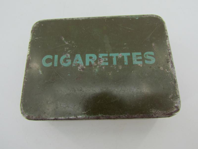 British WWII Cigarettes Ration Tin ( empty )