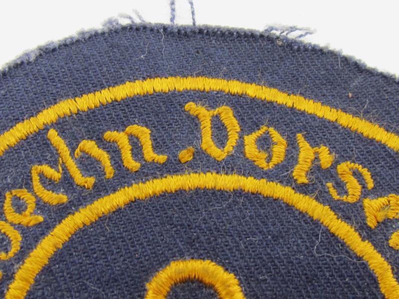 Flieger-HJ 'Fl. Tech.Vorschule Gotha 2' Arm Patch with RZM Label