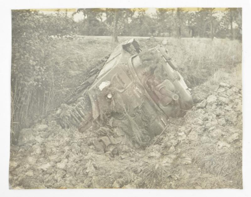 US Press Photo Market Garden Sherman Tank
