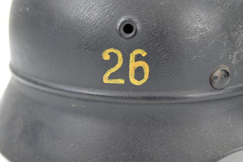 German M40 Luftschutz Beaded Helmet