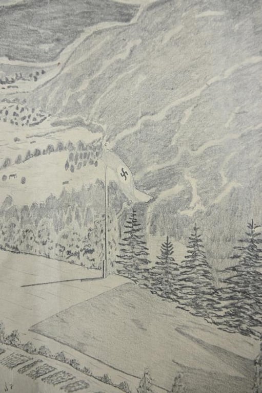 German Haus Wachenfeld, Hitler residence large drawing