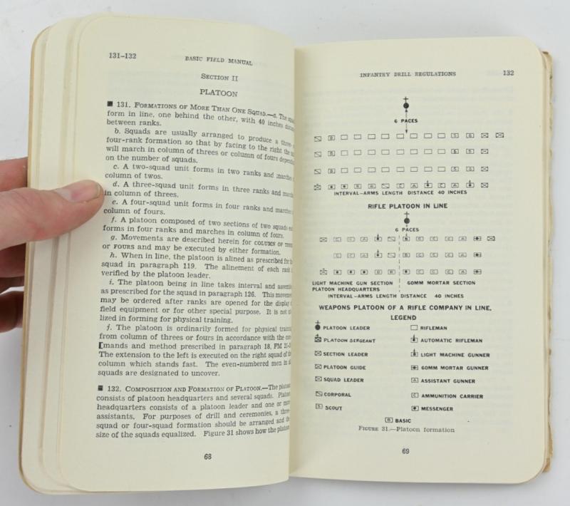 US WW2 FM 22-5 Basic Field Manual Infantry Drill Regulations
