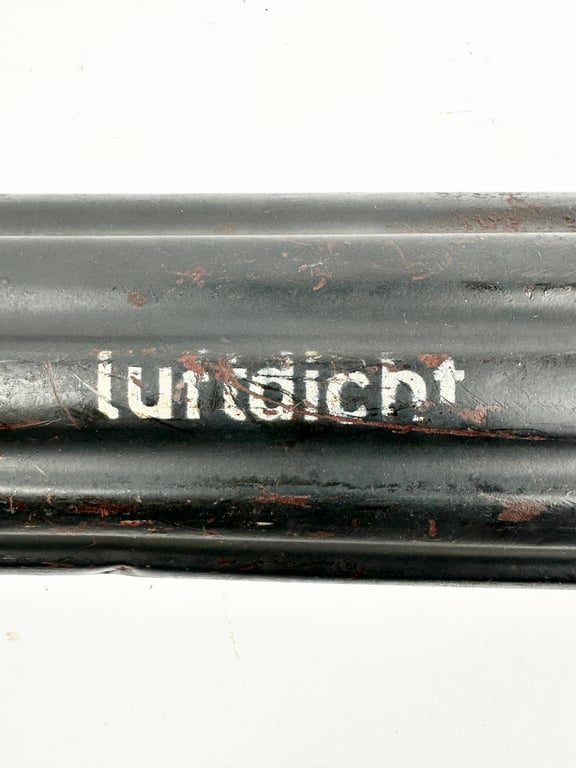 WW2 German Airtight metal container for 10 cm grenade 39 red HL (haul charge).