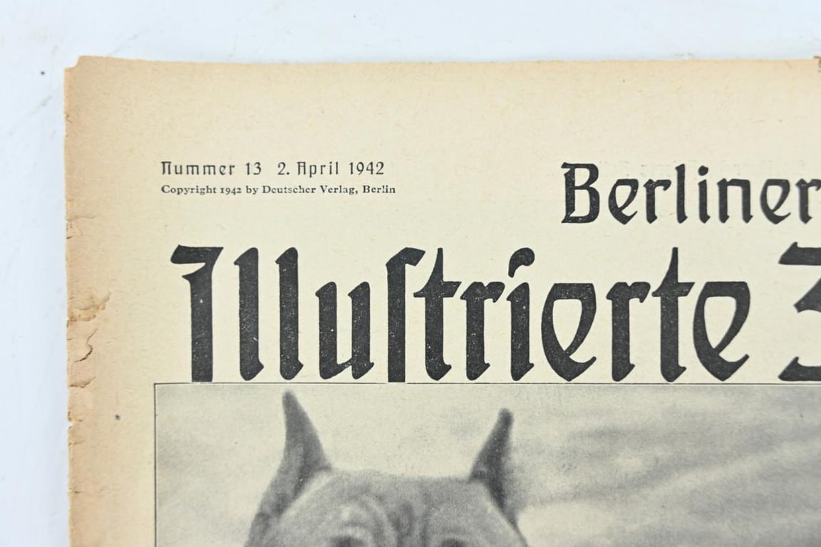 German Berliner Illustrierte Zeitung Newspaper 1942