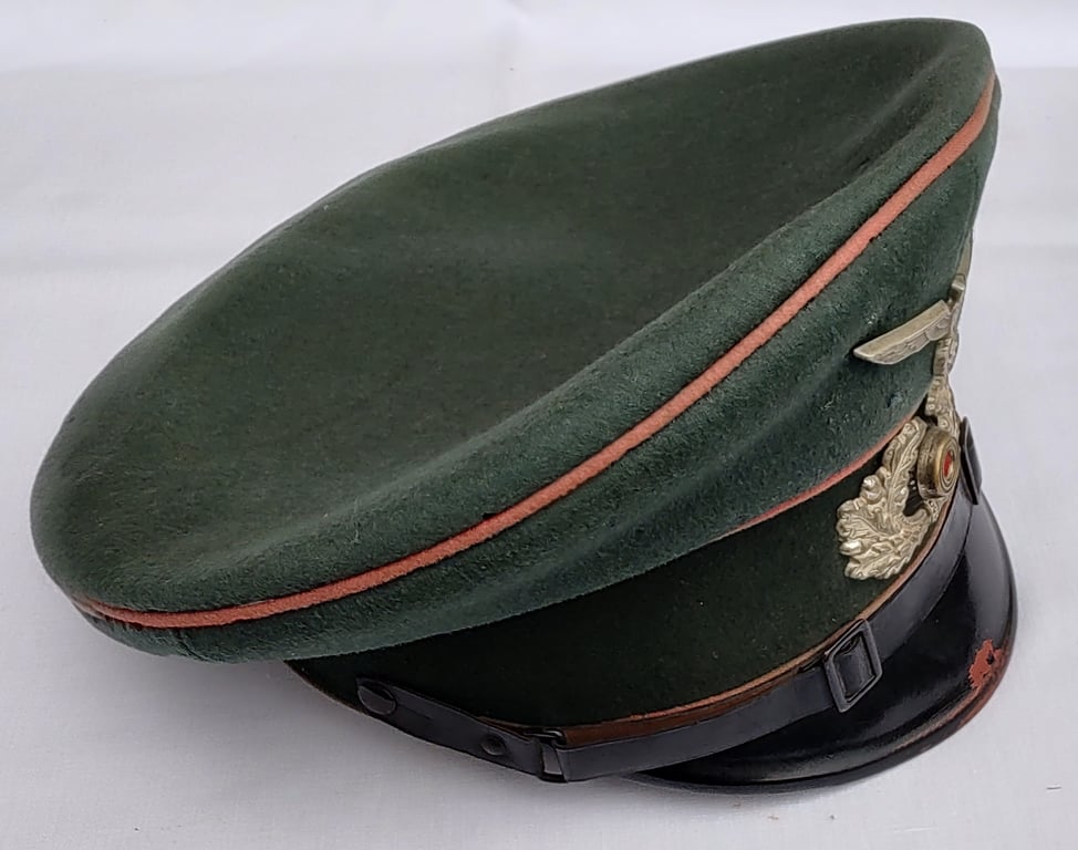 German Wehrmacht NCO Panzer Schirmmütze cap,