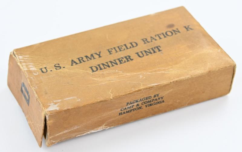 US WW2 Field Ration K Dinner Unit Package