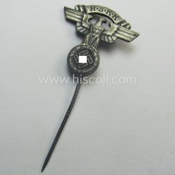 Silver-toned - and 'Feinzink'-based - lapel-pin (ie. 'Zivilabzeichen')...