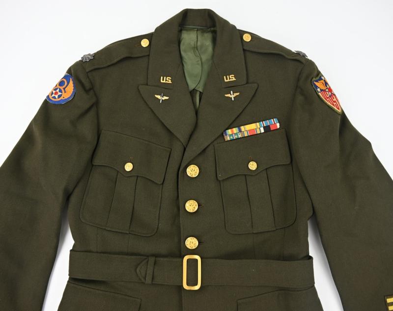 USAAF WW2 LTC 4-pocket officer tunic 8th Air Force