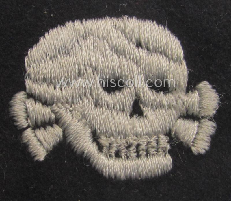 'SS'- (ie. 'Waffen-SS') 'RzM-style'-collar-tab: '3. SS-Pz.-Div.' “Totenkopf”