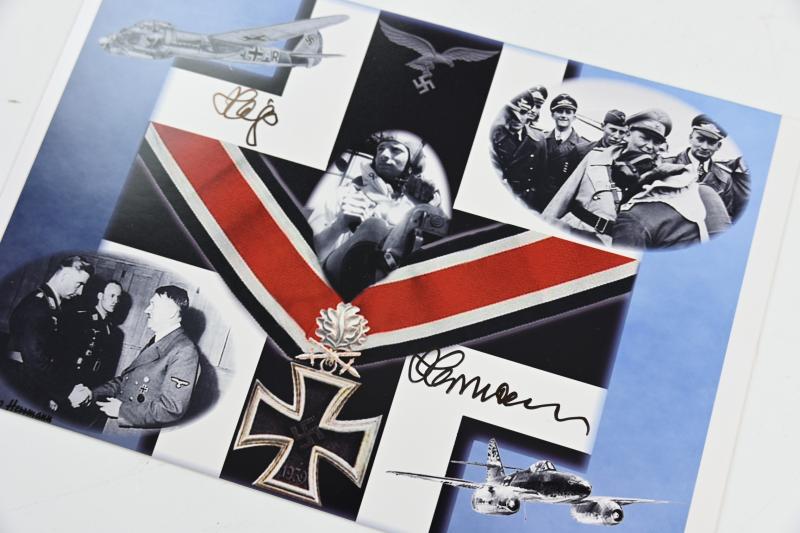 Signature of Luftwaffe KC-OLC&S Recipient 'Hajo Hermann'