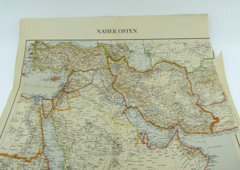 Wehrmacht map of the Middle East 1941