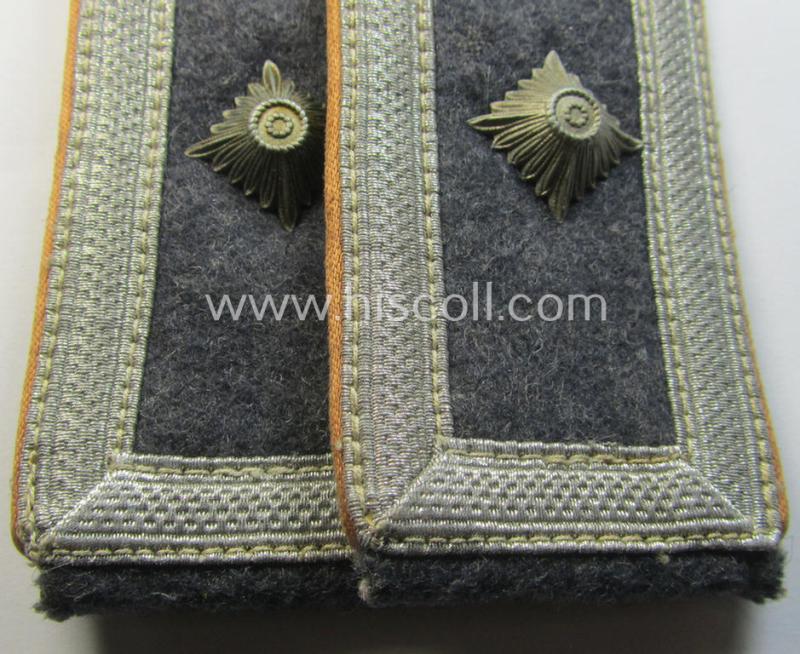Pair of WH (Luftwaffe) NCO-type shoulderstraps: 'Feldwebel der LW-Nachrichten-Truppen'