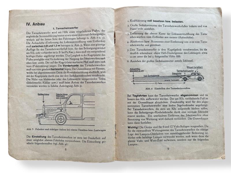 Notek Headlight Manual