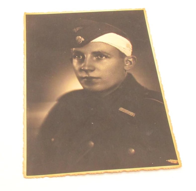 Portrait Photo of a Waffen SS Soldier