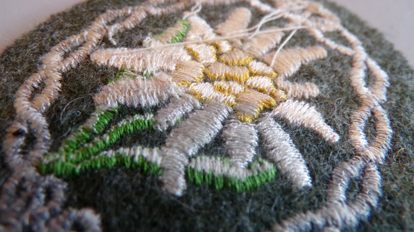 Gebirgsjäger Sleeve Insignia - Rare Windjacke Variant