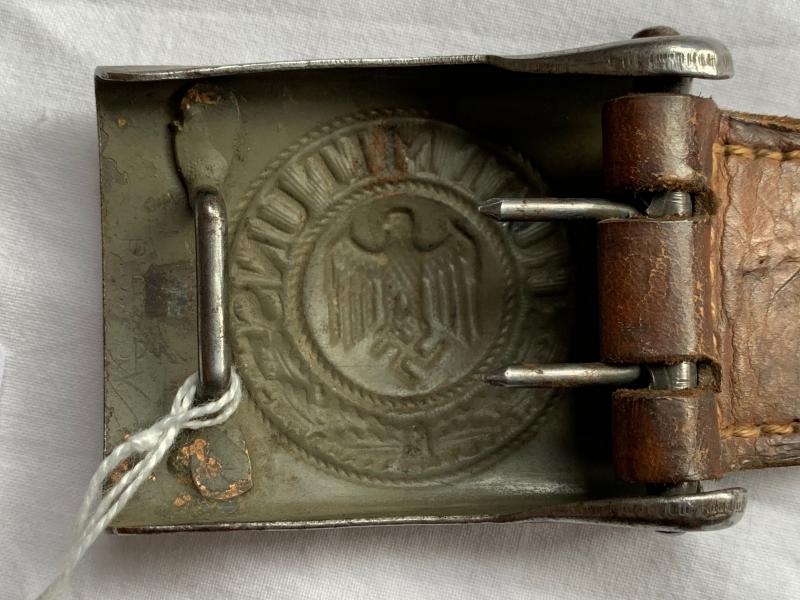 WH (Heer) Steel Belt Buckle 'R.S.&S